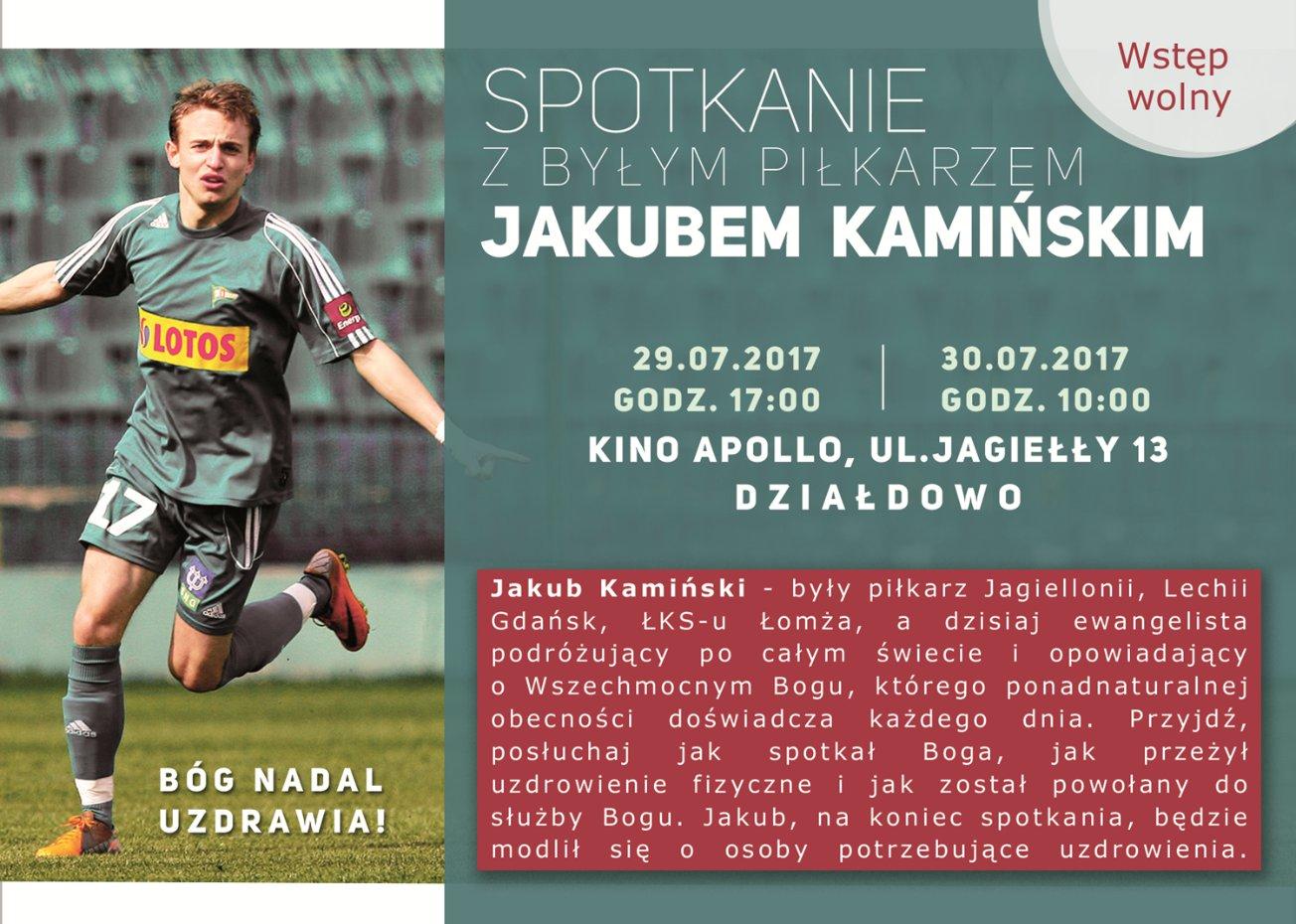 Od piłkarza do ewangelisty – spotkanie z Jakubem Kamińskim